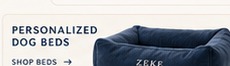 Personalized dog bed