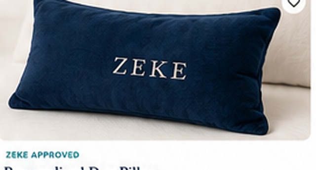 Personalized Dog Pillow